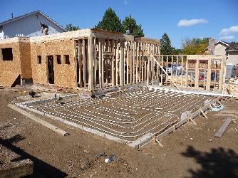 radiant hydronic tubing for snow melt